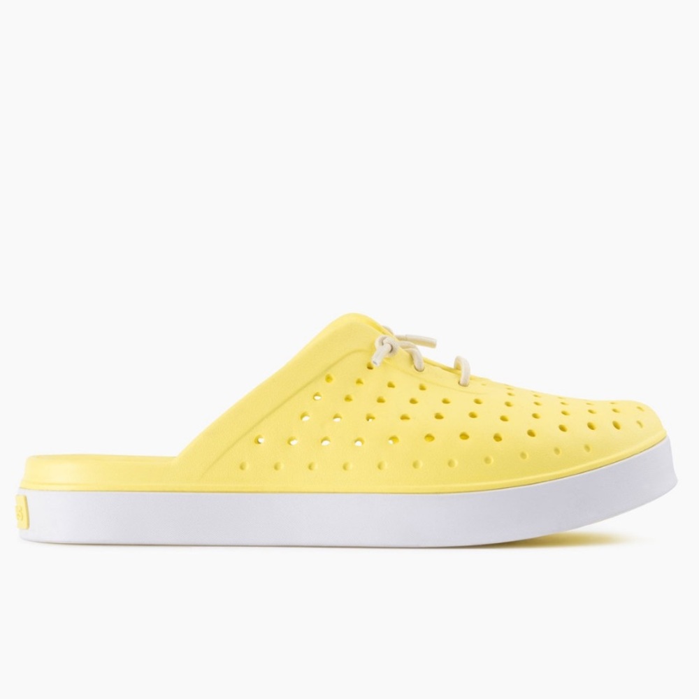 JOYBEES Weekend Mule 8-8.5 Yellow Iris/White LIKE NEW!